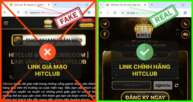Cách Phân Biệt Website HitClub Thật Và Giả Cho Người Mới